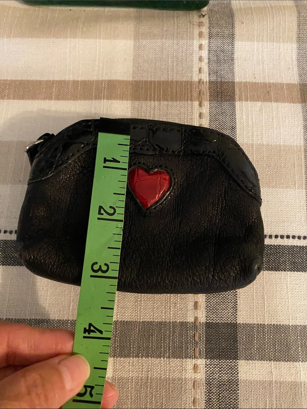 Brighton Coin Purse
Black Leather with a Red Heart Accent - Picture 7 of 7